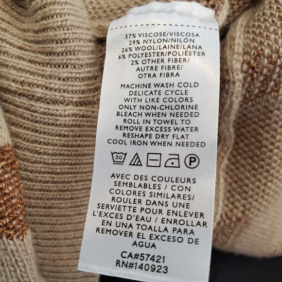 NWT Loft Women's Crewneck Polka Dot Sweater - Picture 7 of 7